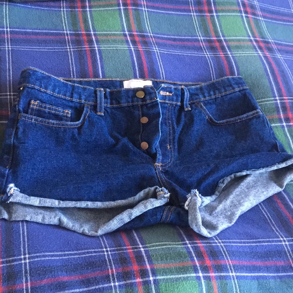 American Apparel jean shorts